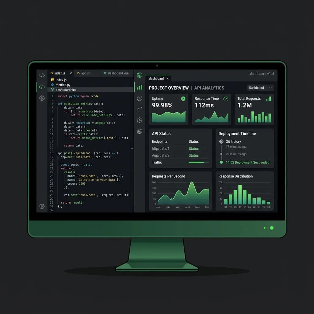 Monitor code visual