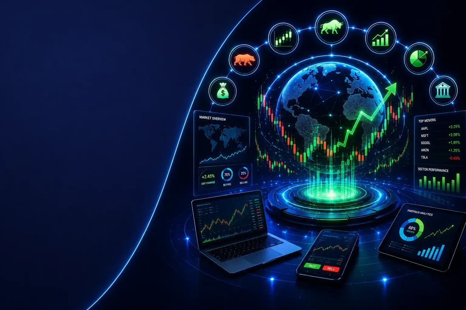 Tradershub Dashboard Dark