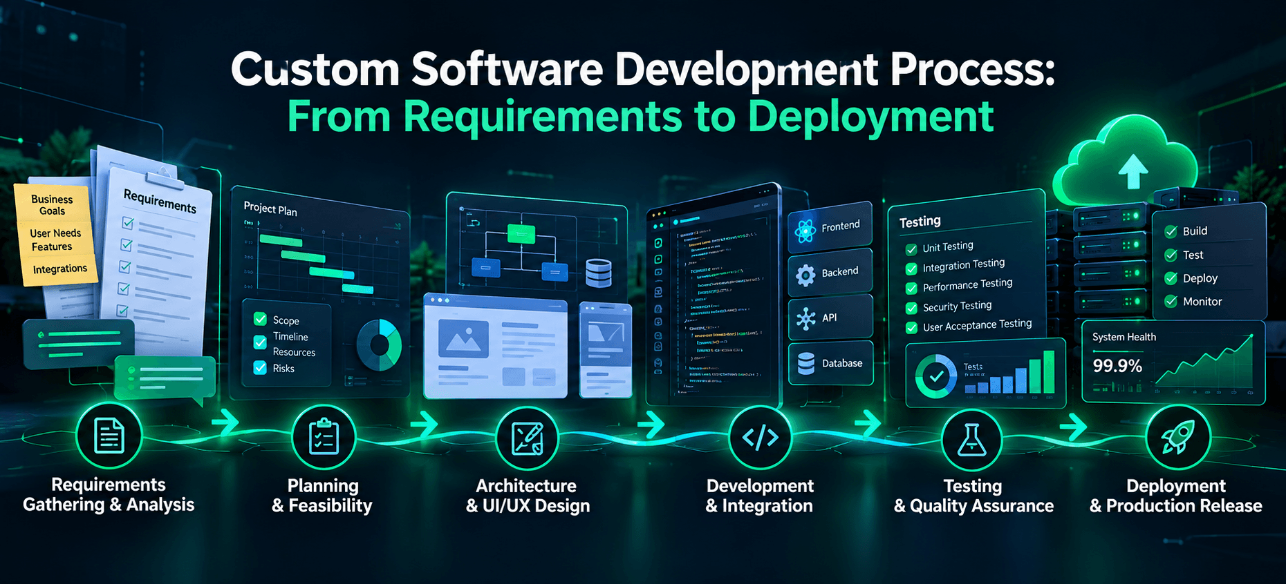 Custom Software Development Process: From Requirements to Deployment Custom Software Development Process: From Requirements to Deployment