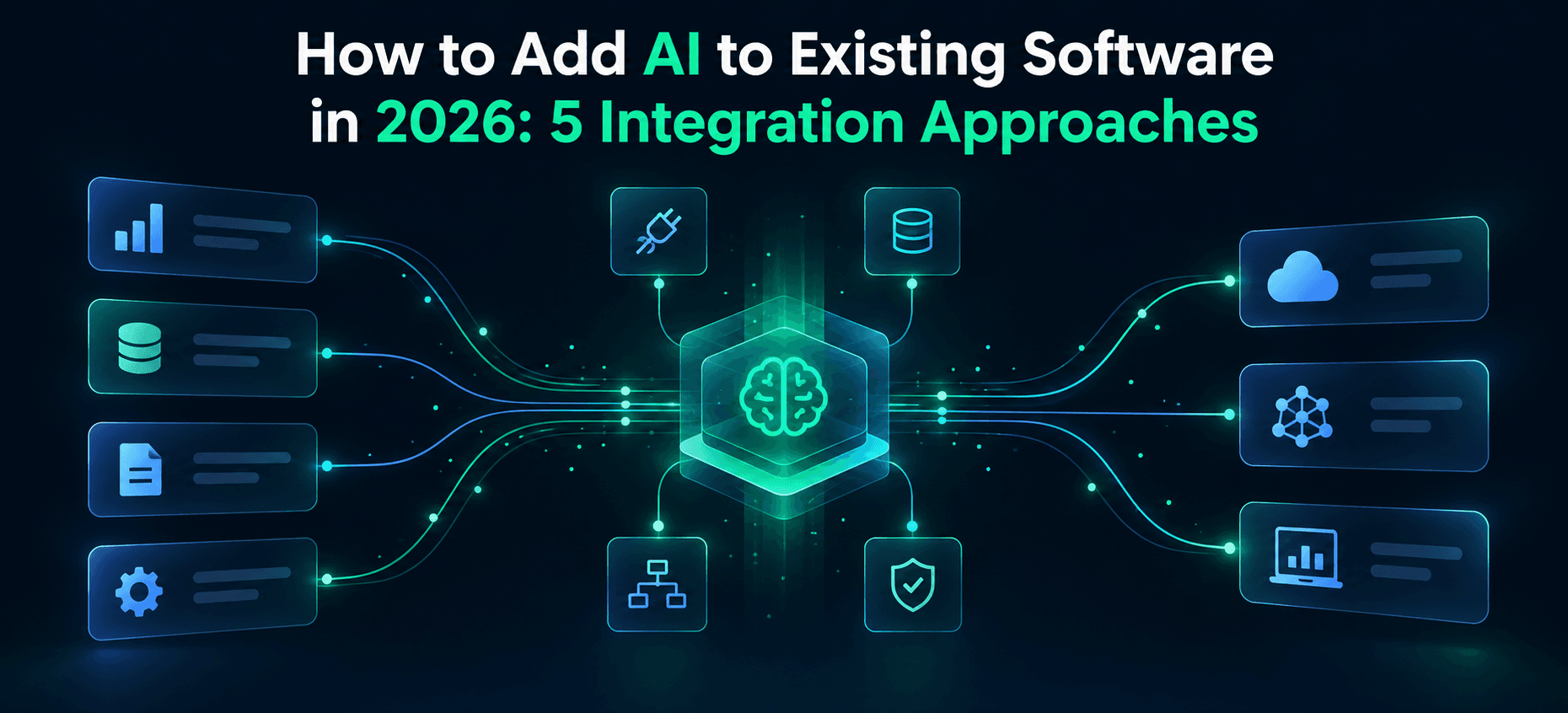How to Add AI to Existing Software in 2026: 5 Integration Approaches How to Add AI to Existing Software in 2026: 5 Integration Approaches