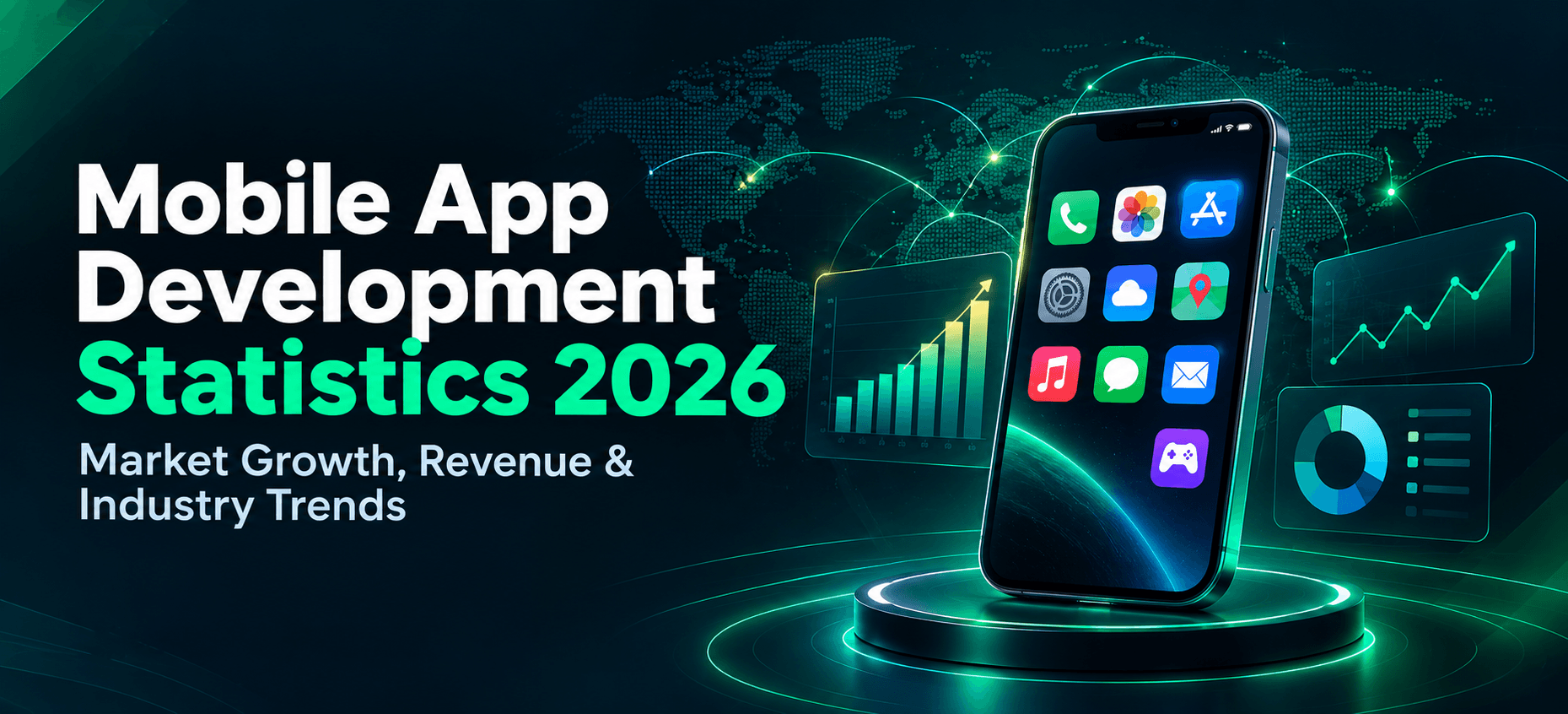 Mobile App Development Statistics 2026: Market Growth, Revenue & Industry Trends Mobile App Development Statistics 2026: Market Growth, Revenue & Industry Trends