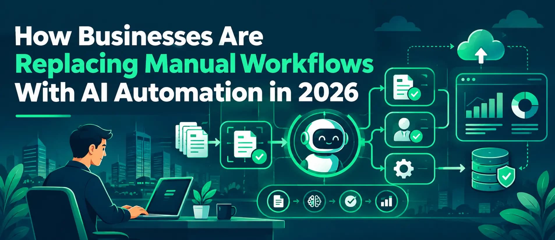 How Businesses Are Replacing Manual Workflows With AI Automation in 2026 How Businesses Are Replacing Manual Workflows With AI Automation in 2026